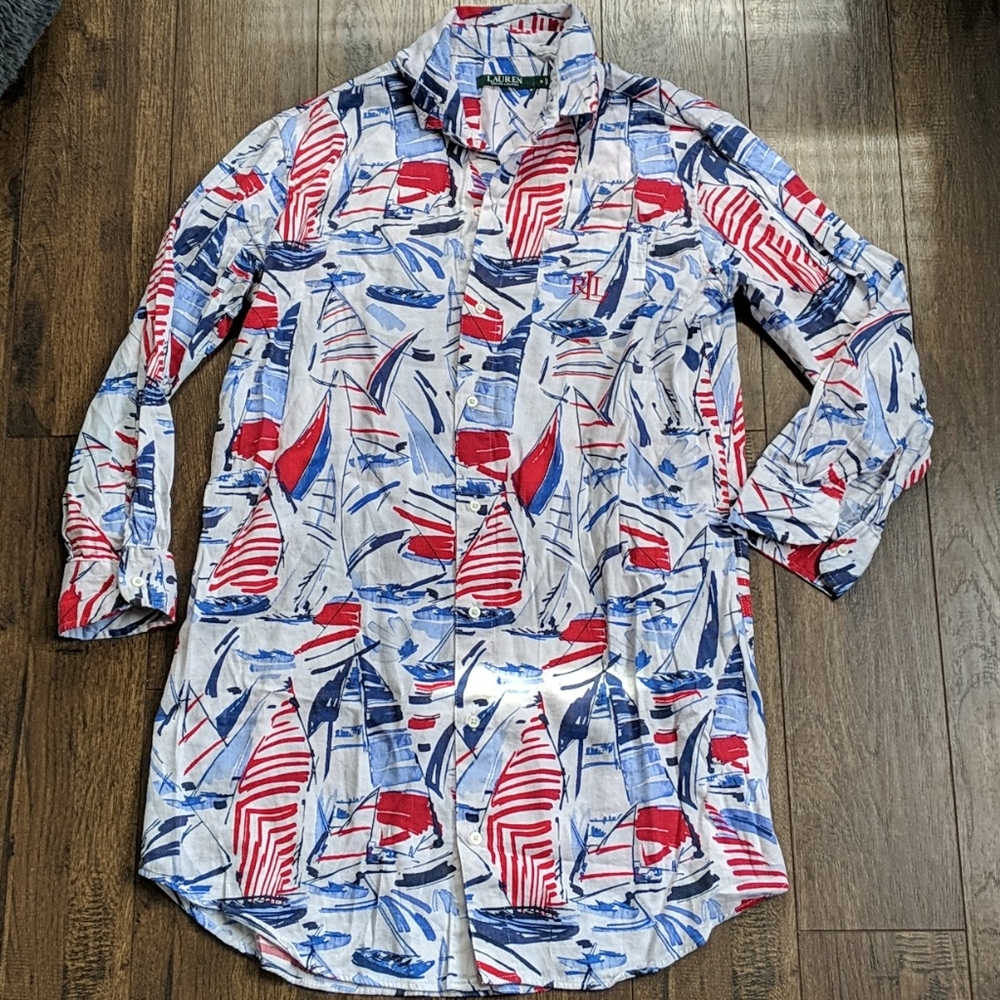 Ralph Lauren Sailboat Sleepdress